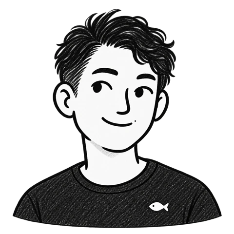 小鱼 JohnStone的手绘头像