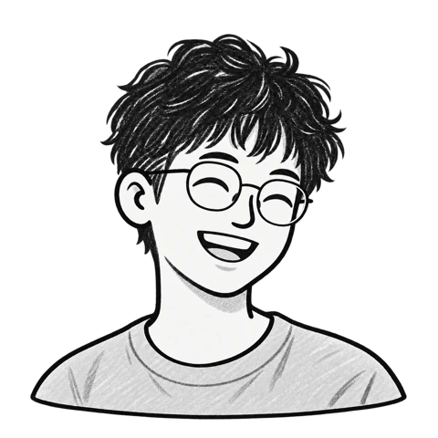 炸胡的手绘头像